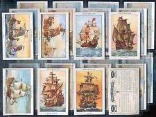Tobacco Card Set, Amalgamated,Mills, FAMOUS BRITISH SAIL SHIPS, 1st Series, 1952
