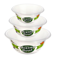 Clear Plastic Mixing Bowls