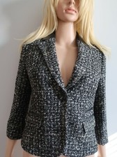 TOPSHOP BOUCLE CROPPED BLAZER