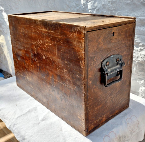 Antique vintage wooden box - antique,