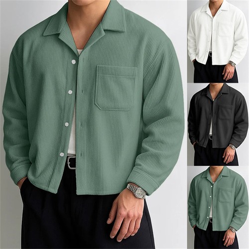 Men corduroy jacket fashion - corduroy,