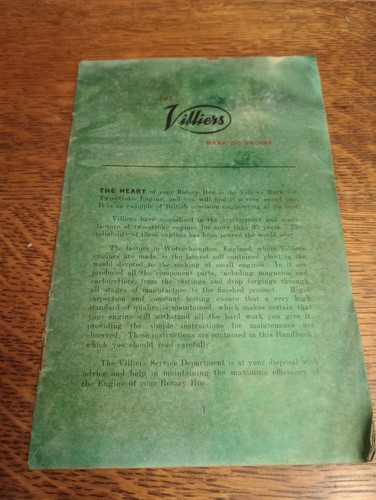 Villiers mark 250 engine - villiers,