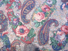 Sanderson Vintage Fabric Summer Palace  Paisley and  Floral