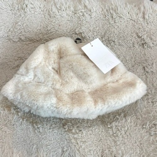 Zara kids ecru faux - zara, bucket