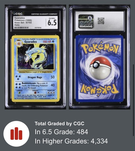 Gyarados 102 base set - 6/102, holo