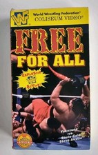 WWF 1997 Coliseum Video Free For All VHS US Release - WWE Wrestling Bret Hart 