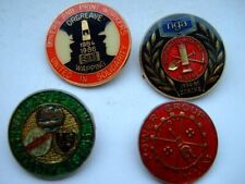 Miners & printworkers workers,NUR/ASLEF Solidarity badge/strike pin badge x 4
