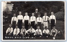 Hedon boys club Hull Yorkshire Real Photo Postcard ey1 8384