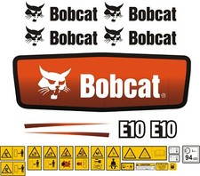 Bobcat E10 Mini Digger Decal