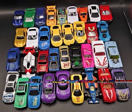 Mixed die cast toy cars - 35,