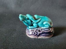 Antique Chinese Turquoise Mud