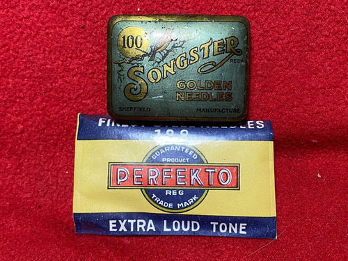 Songster needle tin - needle, perfecto
