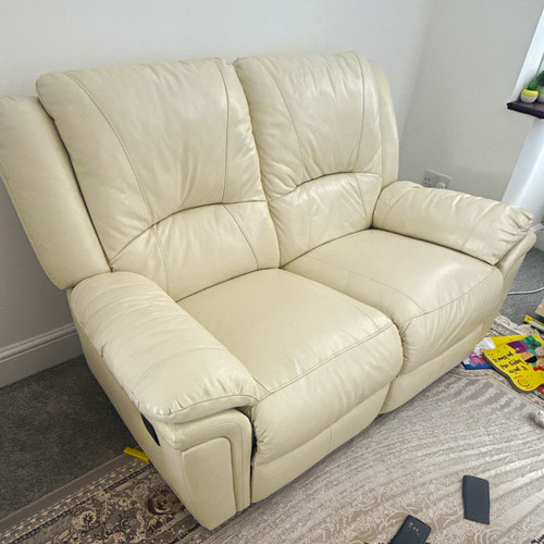 Cream leather seater manual - seater,