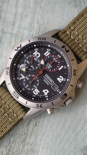 Seiko 7t92 0dx0 mens military - seiko, 7t92-0dx0