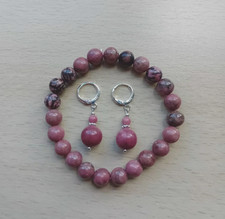 Plnk black rhodonite bracelet - ,
