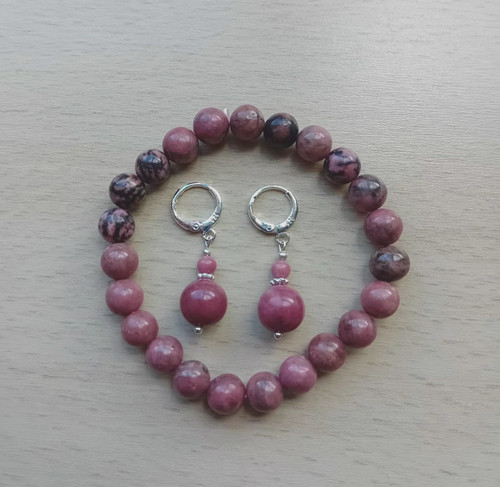 Plnk black rhodonite bracelet - plnk/black,
