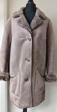 Vintage Sheepskin Coat Icelandic Lamb Shearling Conder Ladies Womens Size  14/16