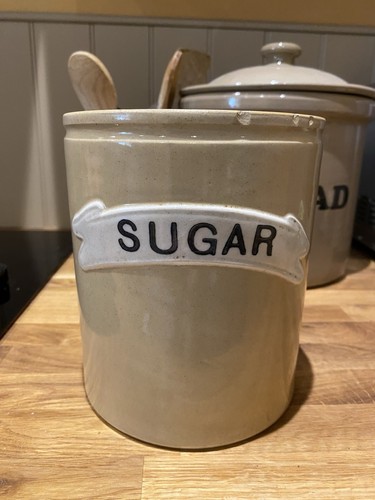 Antique bourne denby sugar - denby,