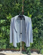 Jigsaw Light Blue Shawl Collar