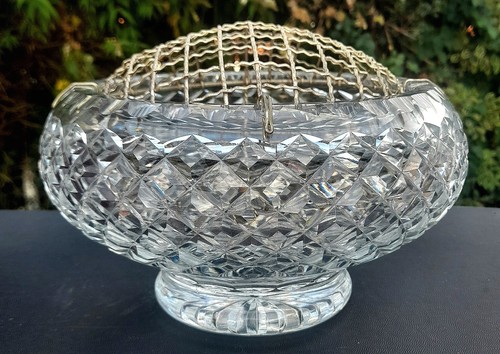 Thomas webb crystal rose bowl - thomas,