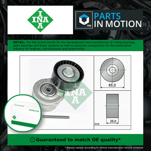 Aux belt tensioner fits alfa - aux,