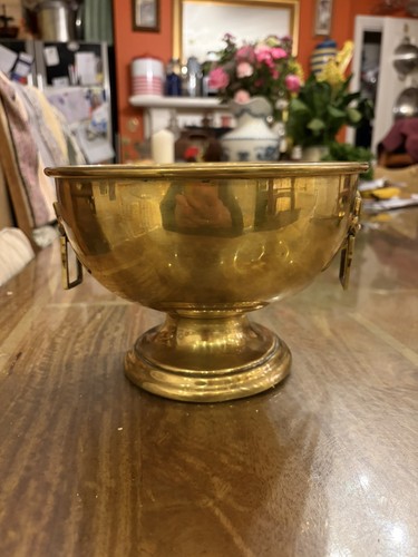 Brass art deco style pedestal - deco,