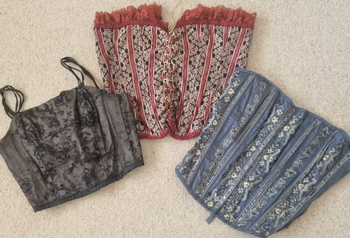 Vintage costume corsets - costume,