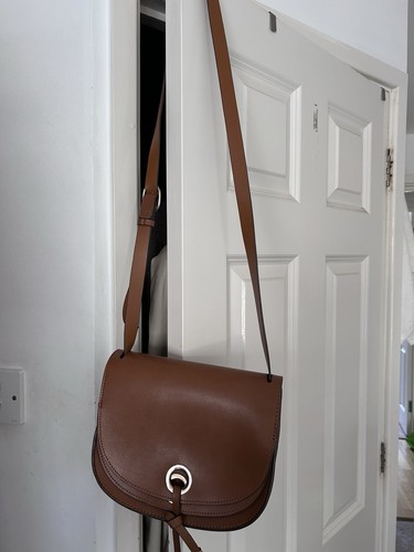 Zara tan faux leather cross - tan,