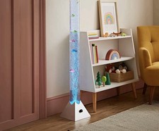 Colour Changing Led Novelty Bubble Tower Lamp With 6 - Multicoloured Fish