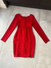 House of CB Dress Bandage Celebrity Boutique Size Small S Red Lace Party