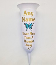Personalised Gloss White Grave