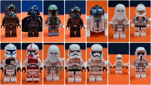 Lego star wars mini figures - star,