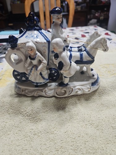 Vtg delft blue rococo - rococo, courting