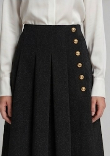 Cavalli swing skirt side - -, zip