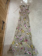 Apricot Women’s Long Floral Maxi Dress Size Medium / Large UK