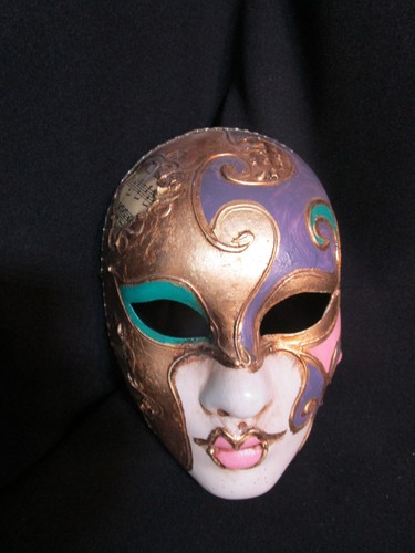 Vintage style venetian volto - style,