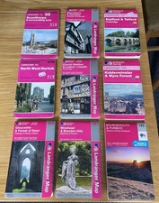 OS Ordnance  Survey Landranger Maps 