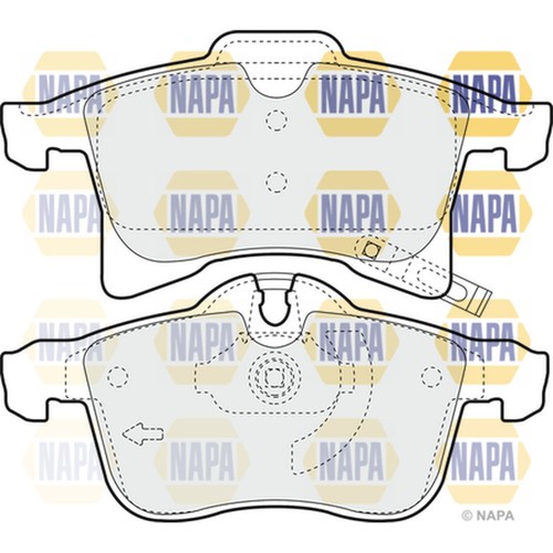 Brake pads set for - brake, vauxhall