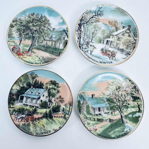 Vintage currier ives four - ives,