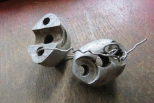 AJS MATCHLESS TELE FORK  FRONT WHEEL SPINDLE CAPS