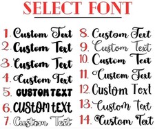 Custom Personalised Name/Word Cut-Vinyl Decal Sticker Fancy Font Styles
