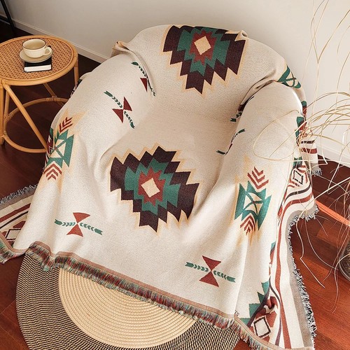 Aztec blanket oversized boho - aztec, blanket,