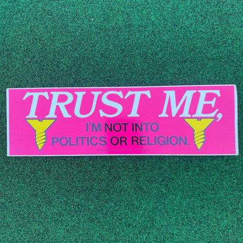 Vintage 1988 bumper sticker - 1988,