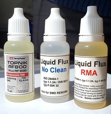 Flux - liquid, No Clean, RMA, RF800, rework reflow PCB Soldering, 15ml -ref:x968