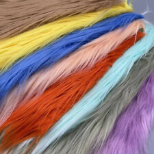 Long Hair Plush Fabric Luxury Faux Fur for DIY Pillow Costume Dress Sewing Craft