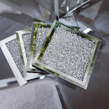 4X Modern Crystal and Mirror