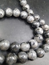 Cloudy Black And White Gemstone Beads Jewellery Maker