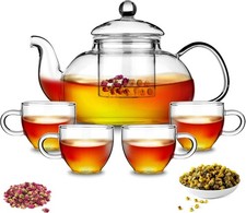 Kyraton 1000ml Glass Teapot