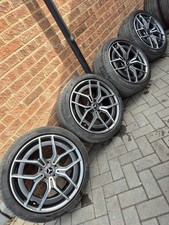MERCEDES E CLASS 19” AMG ALLOY WHEELS & TYRES W213 4x GENUINE Set Of 4 Staggered