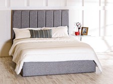 Esupasaver Beautiful Denver Gas Lift Ottoman Storage Bed Frame Soft Velvet